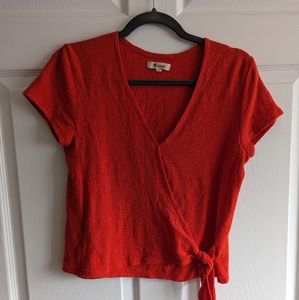 Madewell Wrap top